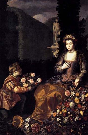HAMEN, Juan van der Offering to Flora oil painting picture